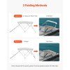 Bimini strecha 3 oblúky 600D polyester hliníkový rám 6'L×54"-60"×46"H