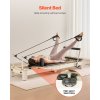 Skladací pilates reformer s boxom, pružiny a lanko, nosnosť 400 LBS