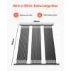 Solárny ohrievač bazéna hdpe 4×10 ft univerzálny s príslušenstvom