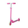 Detská kolobežka 2-kolesová led kolesá nast. riadidlá, 49,9 kg, ružová