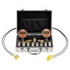 Digitálna hydraulická sada 700 bar, 2 manometre, 9 spojok, 2 hadice
