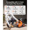 Elektrická špirála na odtoky 50 FT × 1/2 In automatické podávanie