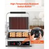 Elektrický panini gril 2200W nerez 34×23 cm s reguláciou teploty