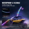 Led whip svetlo 3 FT, RGB 360° špirála, app a RF ovládanie, pre ATV