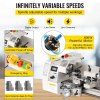 Mini sústruh 8×14, 2250 PRM, 650W, variabilná rýchlosť pre kov