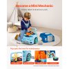 Detská mechanická dielňa 60 dielov, svetlo a zvuk, volant, od 3 rokov