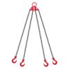 Reťazový záves 10mm × 3 m, 4 háky, g80 zliatinová oceľ, nosnosť 10,4 t