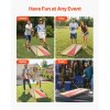 Hra cornhole 4×2 ft, masívne drevené dosky, 8 vakov, s rukoväťou