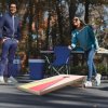 Hra cornhole 4×2 ft, masívne drevené dosky, 8 vakov, s rukoväťou