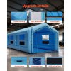 Nafukovacia lakovacia kabína 12×5×4 m, 950W+1100W ventilátory