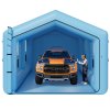 Nafukovacia lakovacia kabína 12×5×4 m, 950W+1100W ventilátory