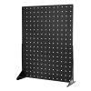 Stolný pegboard stojan na príslušenstvo 43×33 cm, oceľ, 4 ks, čierny