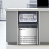 Výrobník ľadu 110lbs/24H, 33lbs zásobník 50 kociek/15 min, s čerpadlom