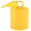 Kanister na naftu 19 l typ i žltý, s nerezovým tlmičom plameňa