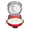 Elektrická pizza pec 1200 W, kameň 304.8 mm, 5 režimov, 420℃