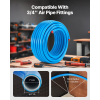 Sada potrubia pre stlačený vzduch 100FT×3/4" hdpe–hliník, modrá