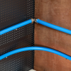 Sada potrubia pre stlačený vzduch 100FT×3/4" hdpe–hliník, modrá