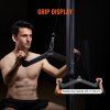 Nadstavec na lat pulldown s v-tyčou a gumovými rukoväťami na triceps