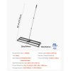 Hrable na vyrovnávanie trávnika, rúčka 83.9 in, doska 36×10 in, kovové