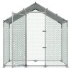 Kurník kovový 2×1×2 m so vodeodolným krytom a pevnou konštrukciou