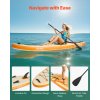 Nafukovací paddleboard 3.05m×84cm×15cm so sedadlom a príslušenstvom