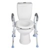 Nástavec na toaletu s rukoväťami, nosnosť 136 kg, nastaviteľná výška