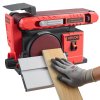 Pásová a kotúčová brúska 152.4mm, 101.6×914.4mm, 400W, stôl 0–45°
