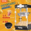 Popcornovač 480 W, kotlík 4 oz, 1.5 gal dávka, stolový čierny