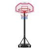 Prenosný basketbalový stojan s výškou 1,6–2,1 m, kolieska, sieť