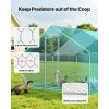 Kurník s výbehom 3×3×2 m, kovový rám, nepremokavá plachta, dvere