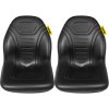 Nahradné sedadlo, čierny vinyl, odtok, rozteč 8"×11.5" & 11.25"×11.5"