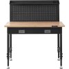 Pracovný stôl nastaviteľná výška 28-39.5" 48×24" nosnosť 2000lbs