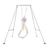Stojan pre aerial silk a swing, nosnosť 140.6 kg, nastaviteľný nerez