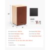 Cajon z brezy s vnútornými drôtmi a silikónovými nohami 305×305×508 mm
