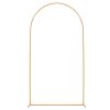 Oblúkový stojan na pozadie 2.2×1.2 m, kovový, zlatý, stabilný
