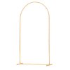 Oblúkový stojan na pozadie 2.2×1.2 m, kovový, zlatý, stabilný
