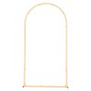 Oblúkový stojan na pozadie 2×1 m, zlatý kov, stabilná konštrukcia