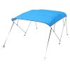 Bimini strecha na loď 96"L×(67"-72")W×54"H, 600D, hliníkový rám