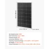 Solárny panel 4×100 W monokryštalický, 23% účinnosť, mc4, ip65