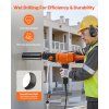 Sada diamantových jadrových vrtákov 6 ks Ø25.4–152.4 mm, hĺbka 356 mm