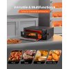 Elektrická pizza pec 304.8 mm 25–300℃ 1450 W, časovač a regulácia