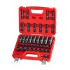 Sada rázových hlavíc 1/2 in, 39 ks, 6-bodové, 9-30 mm, cr-v, kĺb