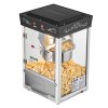 Stroj na popcorn s kotlom 0,2 kg, 800 W, 48 porcií, stolný, čierny