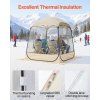 Priehľadný bublinový stan 1.6×1.6 m pre 2–4 osoby, vodotesný