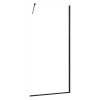 Pevná poloorámovaná sprchová stena 864×1870 mm, 8 mm tvrdené číre sklo