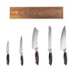 Sada kuchynských nožov 6 dielov, nerez vysoký uhlík, magnetický držiak
