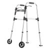 Skladacie chodítko s dvoma tlačidlami, 8 polôh výšky, nosnosť 159 kg