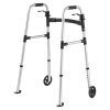 Skladacie chodítko s dvoma tlačidlami, 8 polôh výšky, nosnosť 159 kg