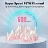 ERYONE High Speed Translucent Gradient Multi-Color PETG Filament, 1kg - Light Pink & Transparent