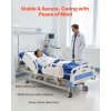 Elektrická nemocničná posteľ 5 funkcií, 127mm kolieska, nosnosť 250kg